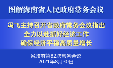 冯飞主持召开七届省政府第82次常务会议